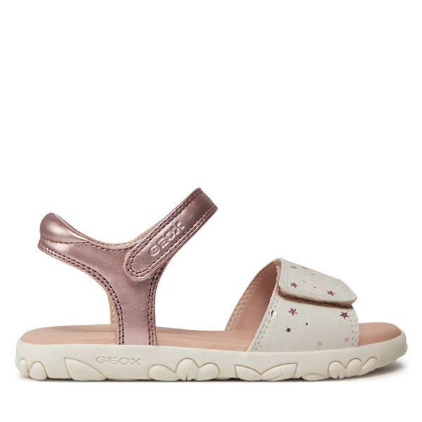 Geox Sandale Geox J Sandal Haiti Girl J028ZA 007NF C8283 S Old Rose/Off White