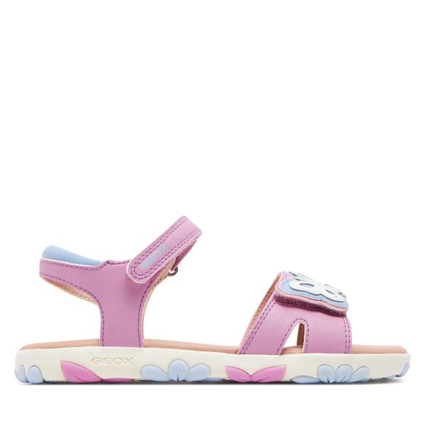 Geox Sandale Geox J Sandal Haiti Girl J458ZA 000BC C8FM4 D Dk Pink/Sky