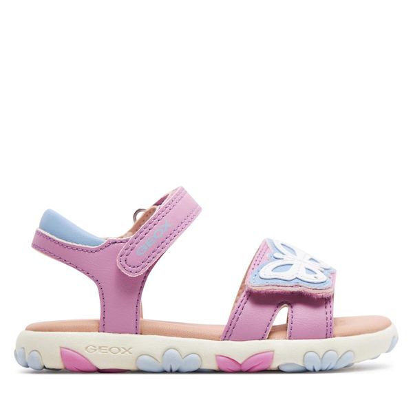 Geox Sandale Geox J Sandal Haiti Girl J458ZA 000BC C8FM4 M Dk Pink/Sky
