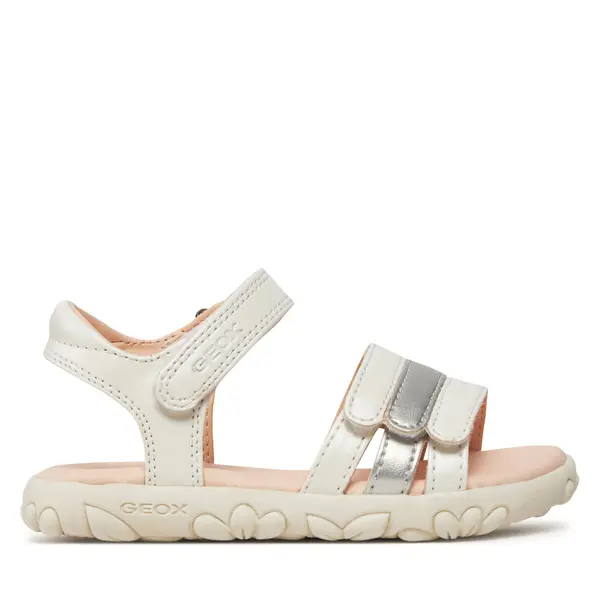 Geox Sandale Geox J Sandal Haiti Girl J458ZD 000NF C0459 M Bijela