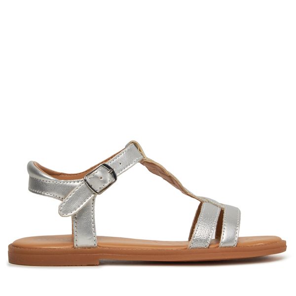 Geox Sandale Geox J Sandal Karly Girl J4535H 0NFQD C1007 S Silver