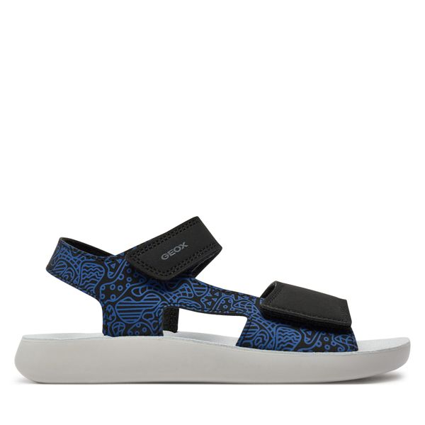 Geox Sandale Geox J Sandal Lightfloppy J45GQE 000CE C0455 D Black/Royal