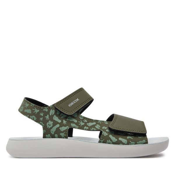 Geox Sandale Geox J Sandal Lightfloppy J45GQE 000CE C3222 D Military/Green