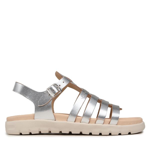 Geox Sandale Geox J Sandal Soleima Gir J35GSB000CFC1007 D Silver