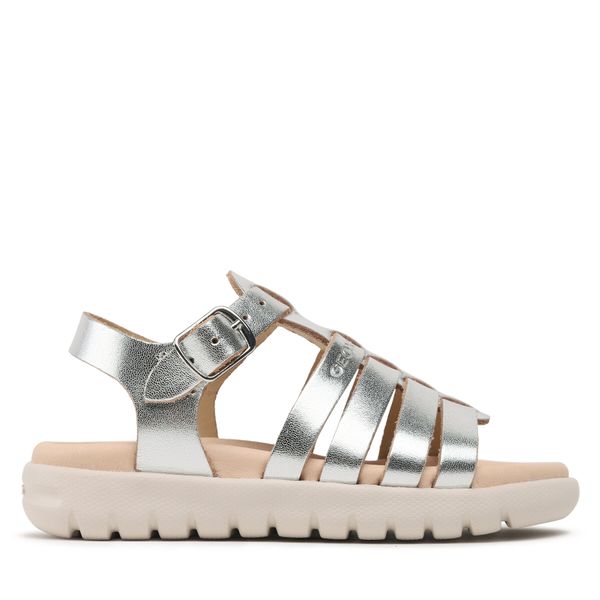 Geox Sandale Geox J Sandal Soleima Gir J35GSB000CFC1007 M Silver
