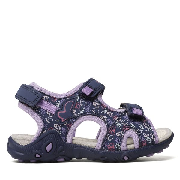 Geox Sandale Geox J Sandal Whinberry G J35GRD0CE15CF48E M Navy/Dk Lilac