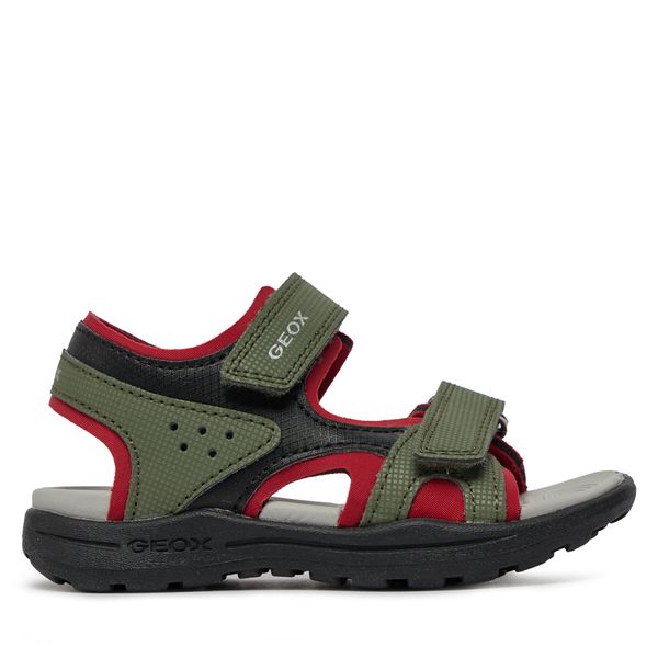 Geox Sandale Geox J Vaniett Boy J455XC 015CE C3267 D Military/Red