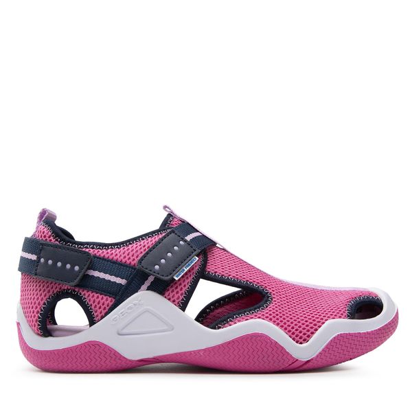 Geox Sandale Geox J Wader G. A J1508A 01454 C8NF4 D Fuchsia/Navy