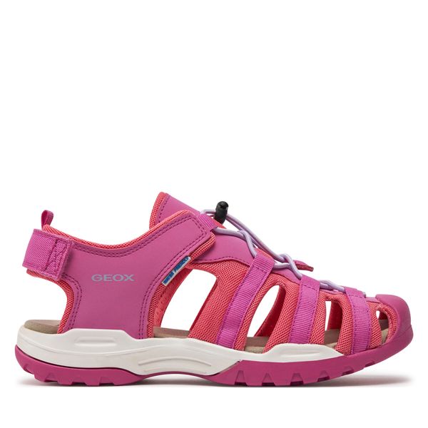 Geox Sandale Geox Jr Borealis Girl J450WB 01450 C8N7Q S Fuchsia/Lt Coral