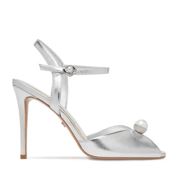 gino rossi Sandale GINO ROSSI CEO-ROSE-LT2091-W Srebrna