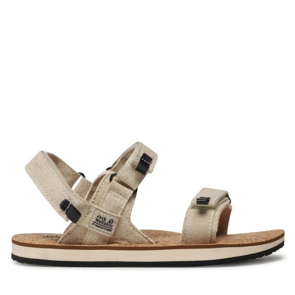 Jack Wolfskin Sandale Jack Wolfskin Ecostride 2 Sandal W 4051771 Natural/Cork