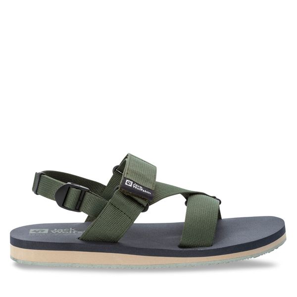 Jack Wolfskin Sandale Jack Wolfskin Urban Entdeckung Belt Sandal 4056711 Thyme Green