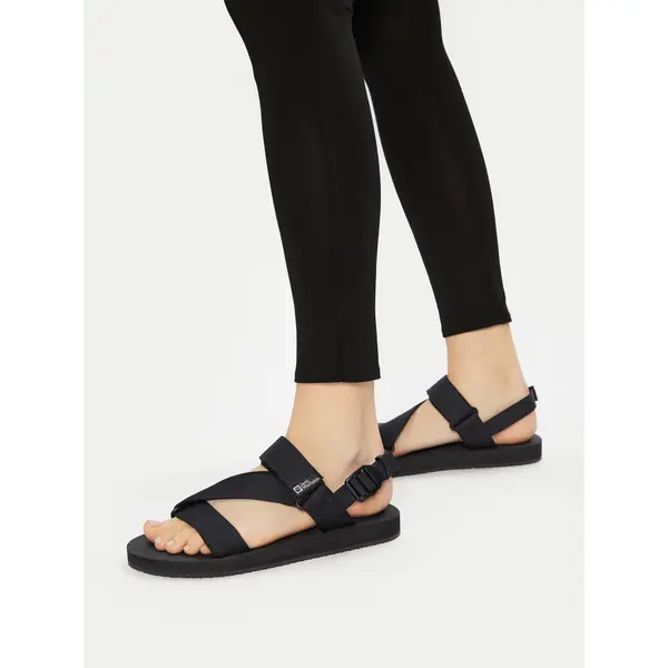 Jack Wolfskin Sandale Jack Wolfskin Urban Entdeckung Belt Sandal W 4056801 Crna