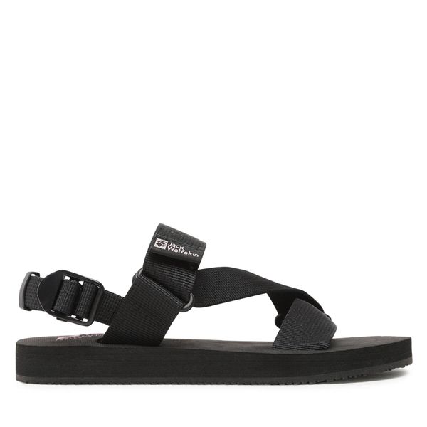 Jack Wolfskin Sandale Jack Wolfskin Urban Entdeckung Belt Sandal W 4056801 Crna