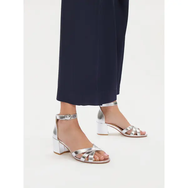 Jenny Sandale JENNY S4SH1725 Srebrna