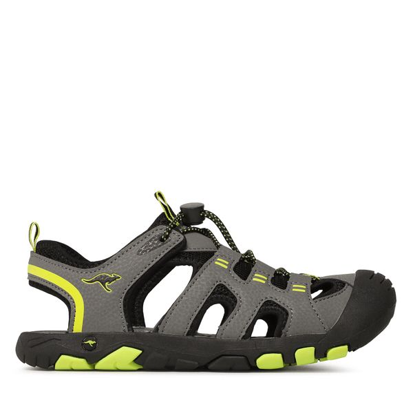 KangaRoos Sandale KangaRoos K-Trek Jam 10046 000 2221 Steel Grey/Limetta