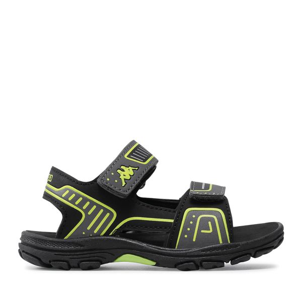 Kappa Sandale Kappa 260864K Black/Lime 1133