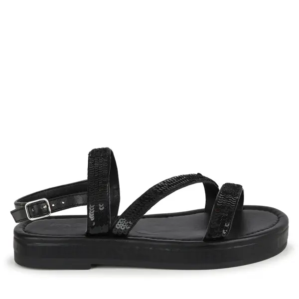Karl Lagerfeld Kids Sandale Karl Lagerfeld Kids Z30004 S Crna