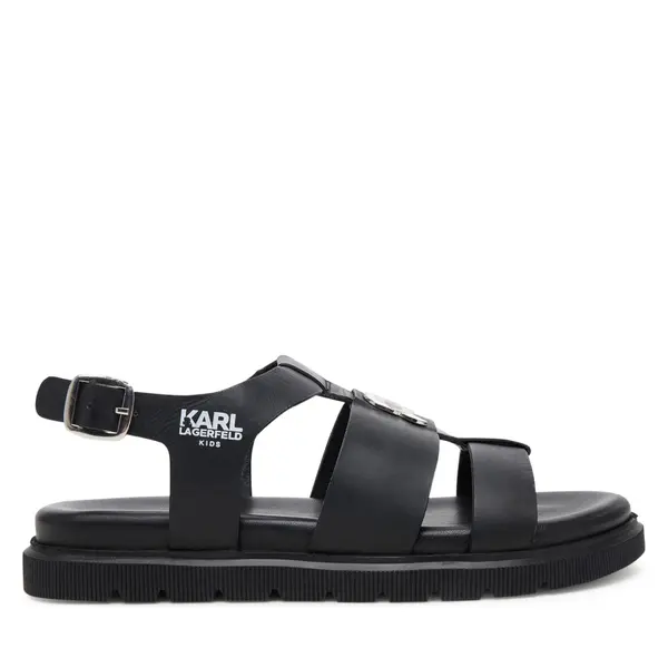 Karl Lagerfeld Kids Sandale Karl Lagerfeld Kids Z30372 S Crna