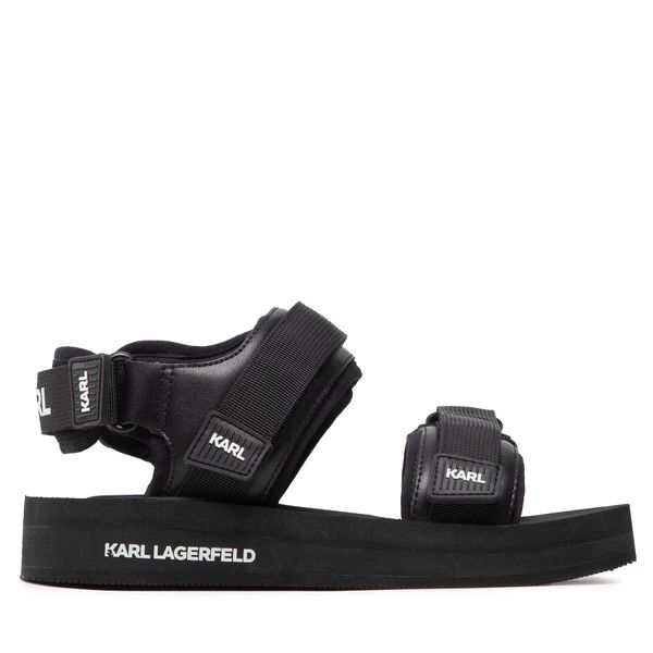 KARL LAGERFELD Sandale KARL LAGERFELD KL70510 Crna