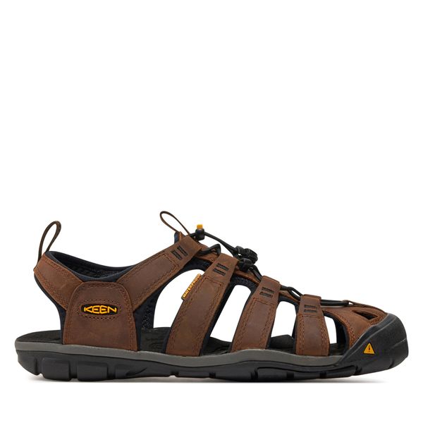 Keen Sandale Keen Clearwater Cnx Leather 1013106 Dark Earth/Black