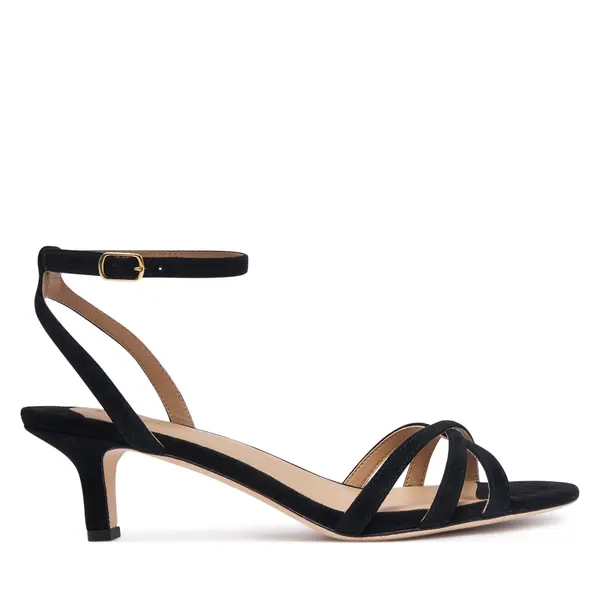 Lauren Ralph Lauren Sandale LAUREN RALPH LAUREN Kendyl Kitten 802P06395008 Crna