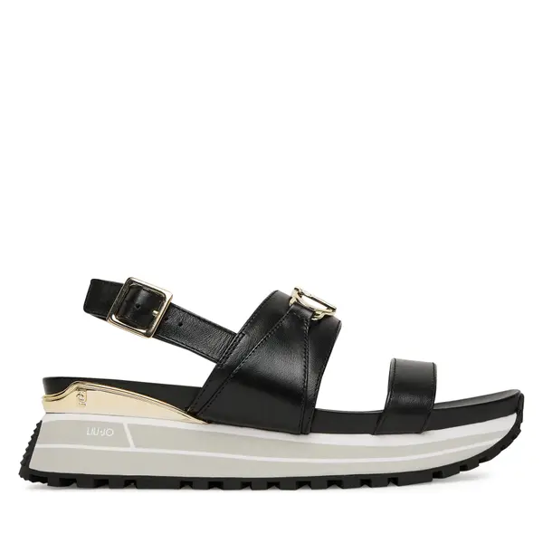 Liu Jo Sandale Liu Jo Maxi Wonder Sandal 30 BA5081 P0102 Crna