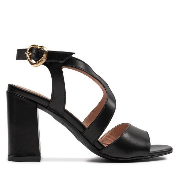 LOVE MOSCHINO Sandale LOVE MOSCHINO JA16118G0IIA0000 Crna