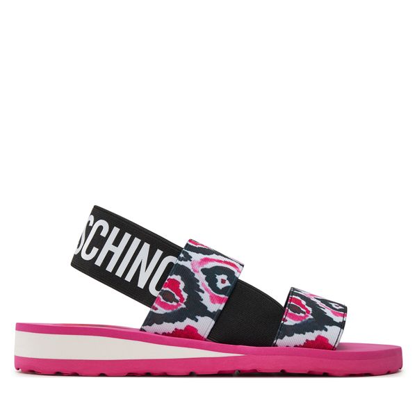 LOVE MOSCHINO Sandale LOVE MOSCHINO JA16263G0IJN910B Bco/Nero/Fux