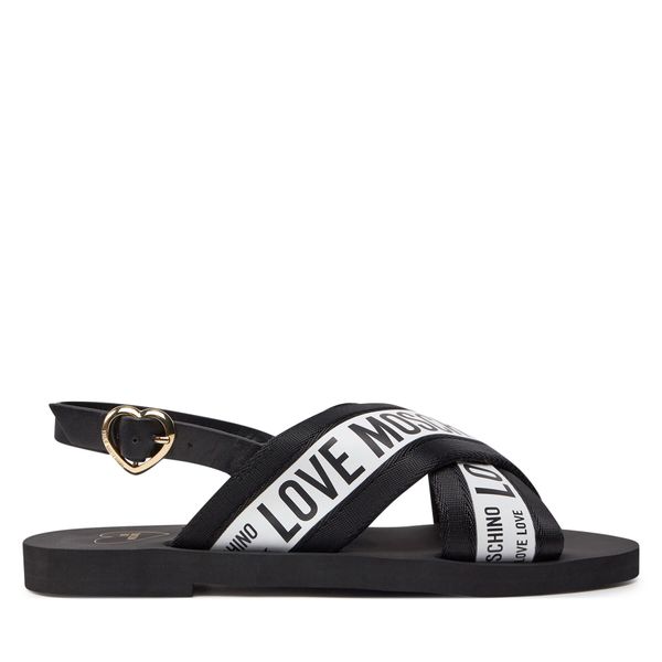 LOVE MOSCHINO Sandale LOVE MOSCHINO JA16412G0IIX210A Bianco/Nero