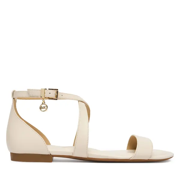MICHAEL Michael Kors Sandale MICHAEL Michael Kors Alexa Flex Flat 40S6AXFS1L Écru
