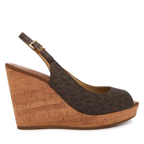 MICHAEL Michael Kors Sandale MICHAEL Michael Kors Rosie Wedge 40S6RSHS1B Smeđa