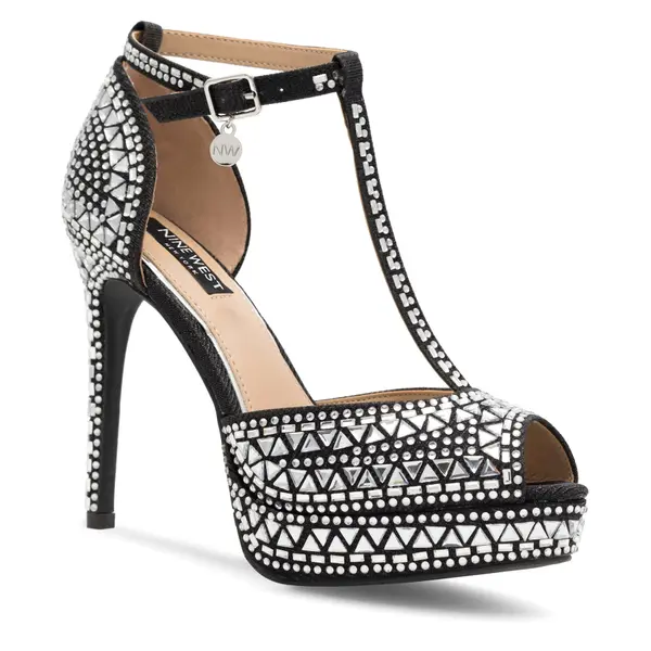 Nine West Sandale Nine West NISA SY015-1NW Crna