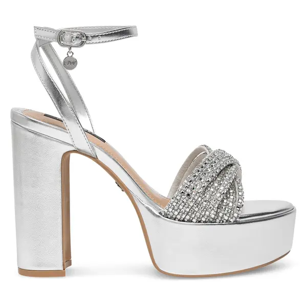 Nine West Sandale Nine West WFA2736-1 Srebrna