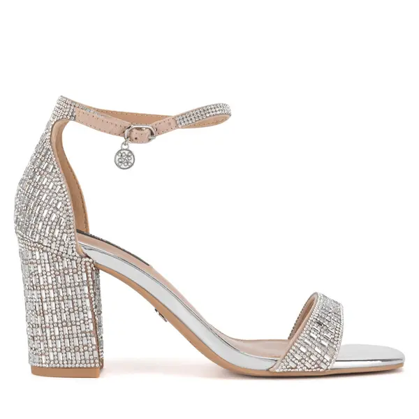 Nine West Sandale Nine West WFA3032-1 Srebrna