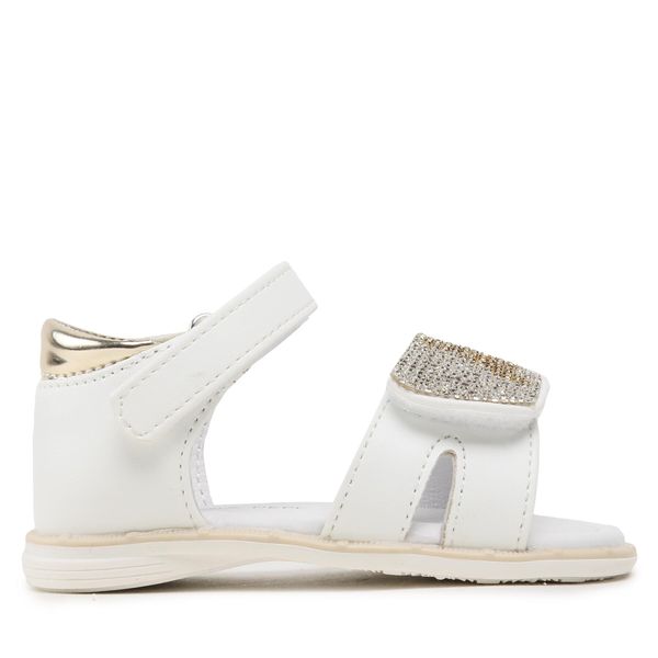 Patrizia Pepe Sandale Patrizia Pepe JP127.27 Bianco/Platino Ecovitello