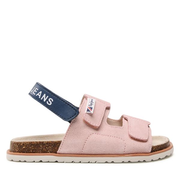 Pepe Jeans Sandale Pepe Jeans Berlin Girl Strap PGS90179 Mauve Pink 319