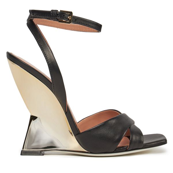 Pollini Sandale Pollini SA1602AE1ITEZ000 Nero/Oro