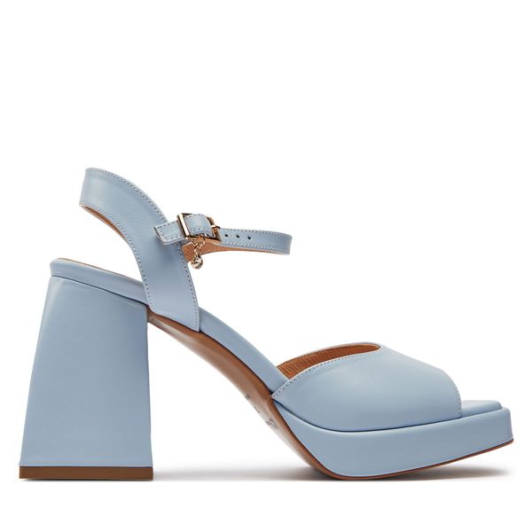 R.Polański Sandale R.Polański 1506 Błękitny Polina 584 Lico