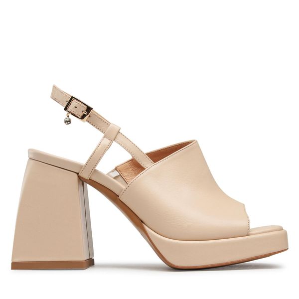 R.Polański Sandale R.Polański 1654 Beżowy Polina 266 Lico