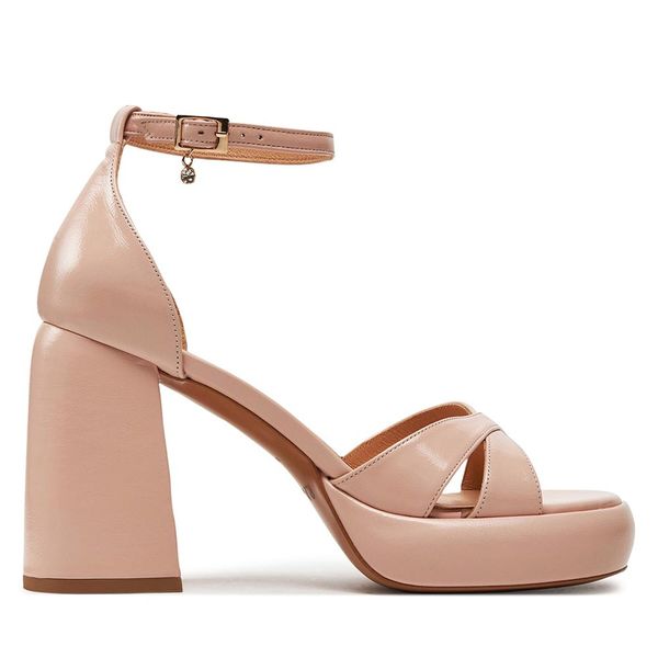 R.Polański Sandale R.Polański 1822 Różowy Naplak