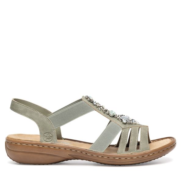Rieker Sandale Rieker 60839-52 Zelena
