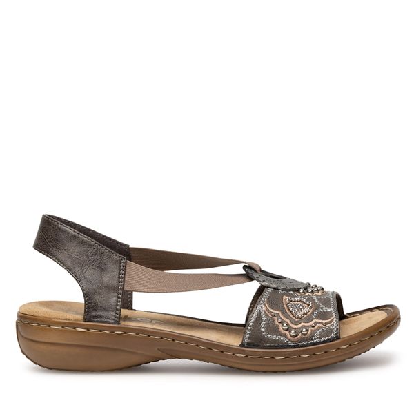 Rieker Sandale Rieker 608B9-45 Siva