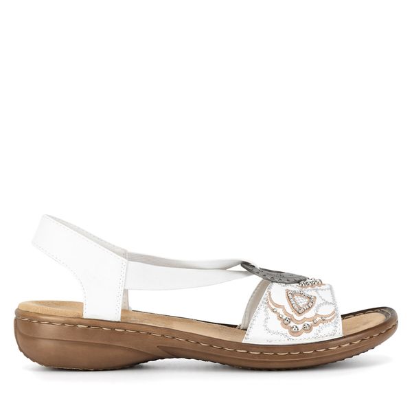 Rieker Sandale Rieker 608B9-80 Bijela