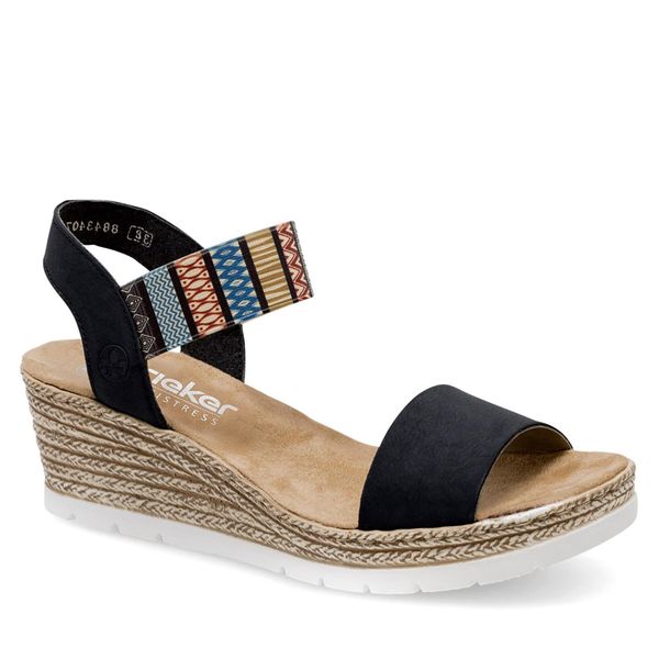 Rieker Sandale Rieker 61910-14 Tamnoplava