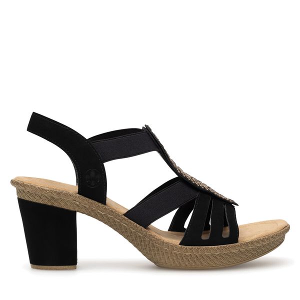 Rieker Sandale Rieker 66526-00 Crna