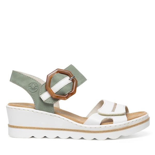 Rieker Sandale Rieker 67476-81 Zelena