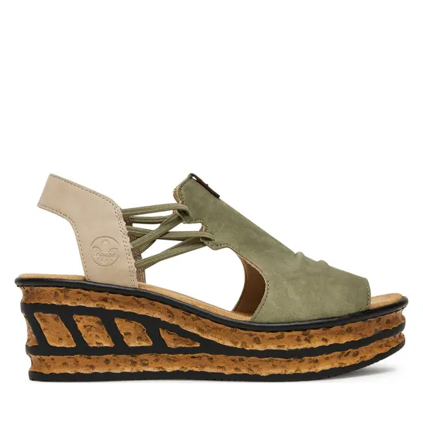 Rieker Sandale Rieker 68175-52 Zelena