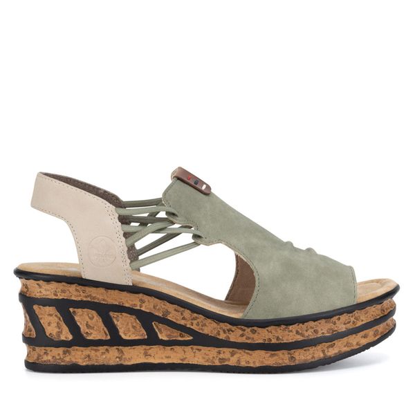 Rieker Sandale Rieker 68175-52 Zelena