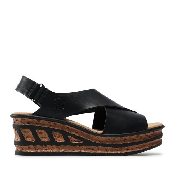 Rieker Sandale Rieker 68189-00 Crna